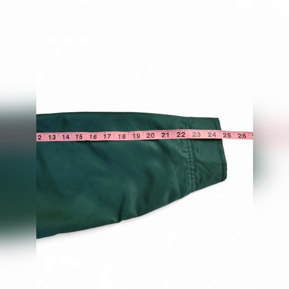 Vintage 1990s Old Navy Rain Jacket Men's M Green - Picture 8 of 13